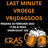 LAST MINUTE VROEGE VRIJDAGSOOS